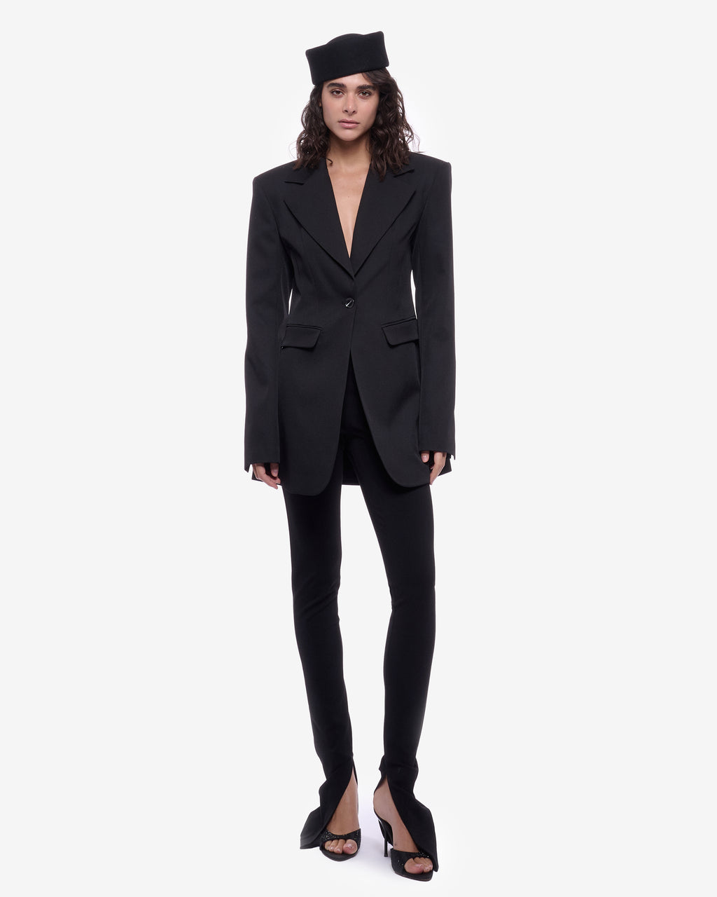 Annina Hourglass Blazer Black