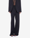 Jane Relaxed-fit Tailored Trousers Black