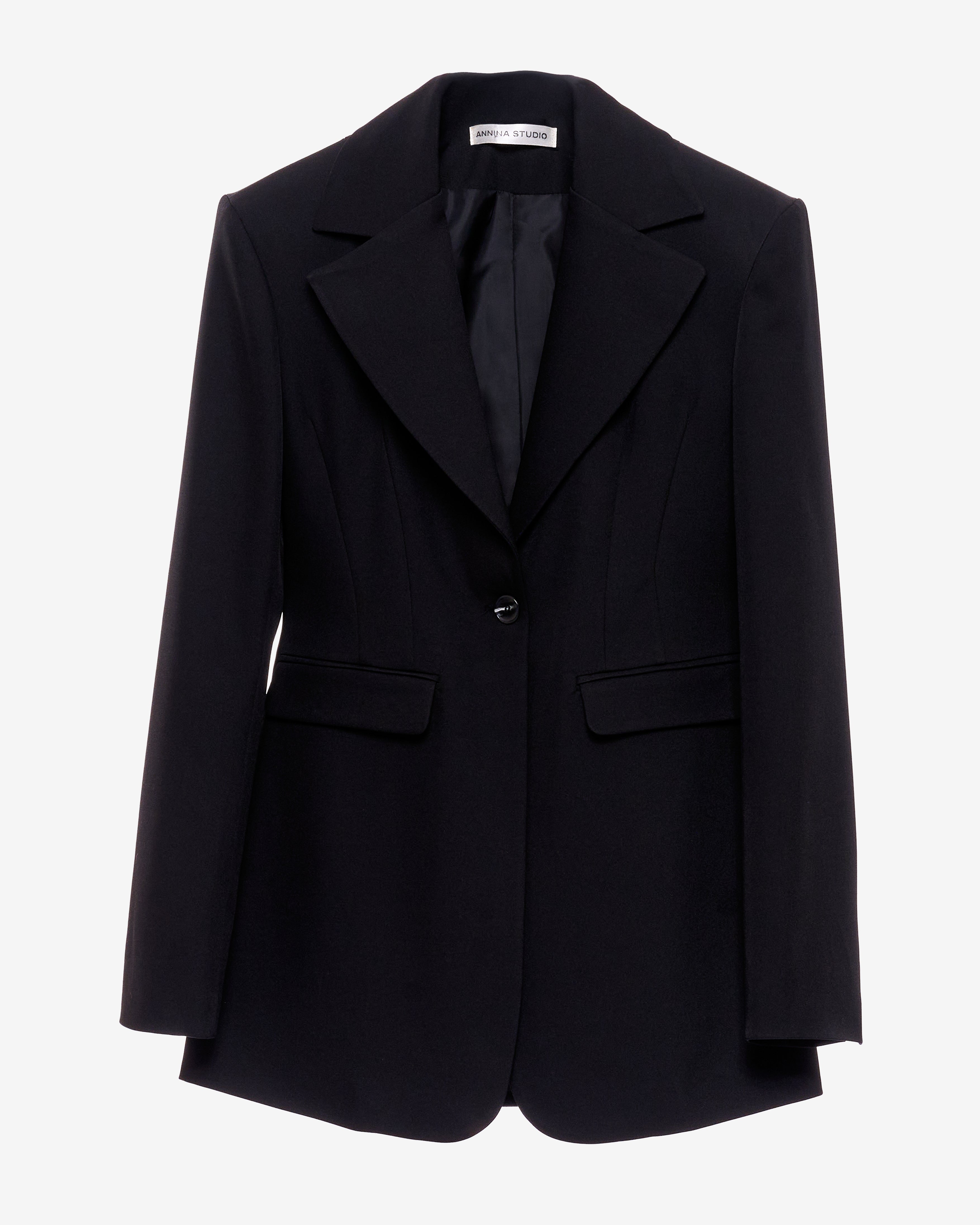 Annina Hourglass Blazer Black