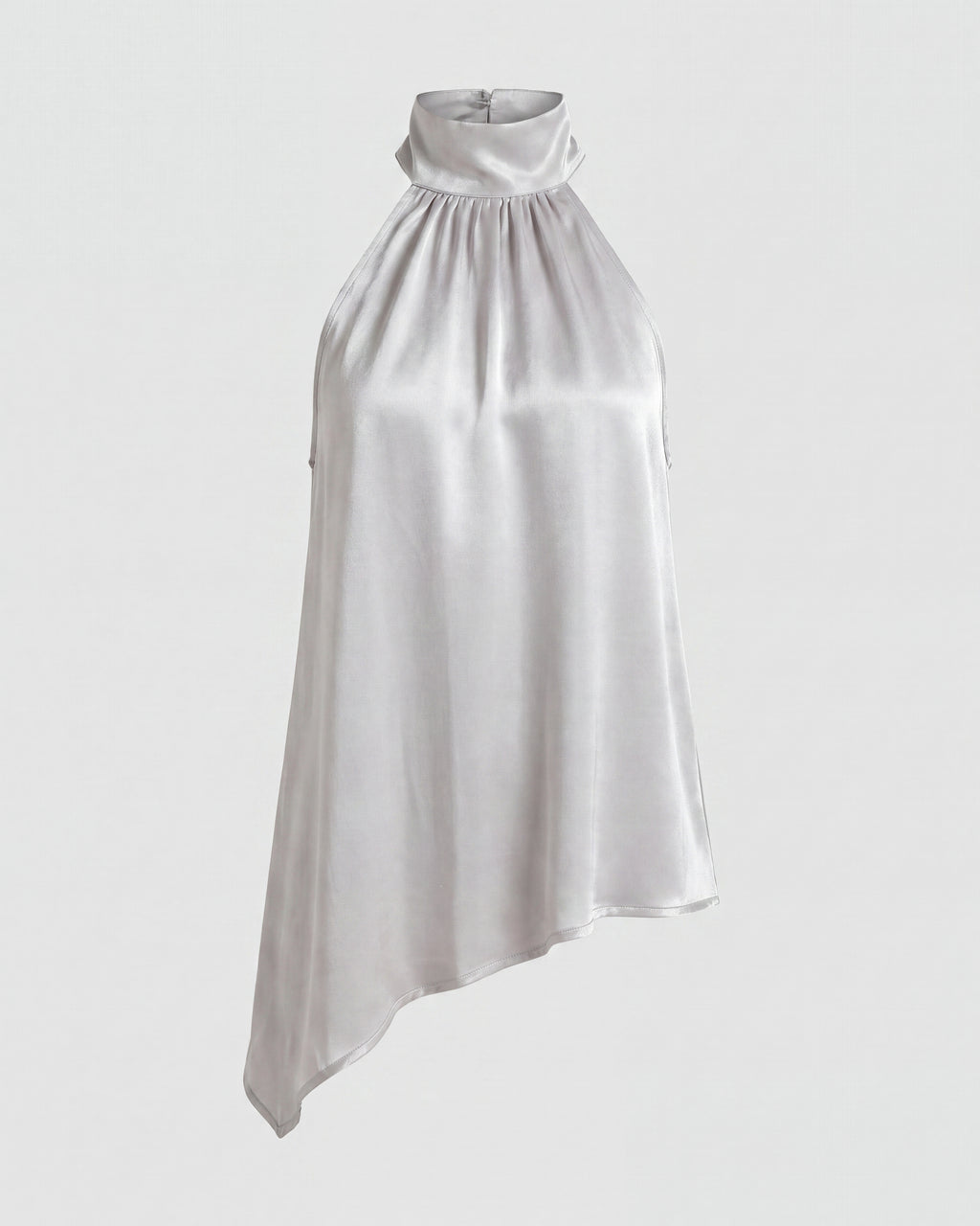 Peplum Top Grey