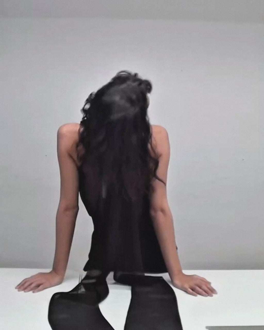 Eloise Sheer Chiffon Top Brown